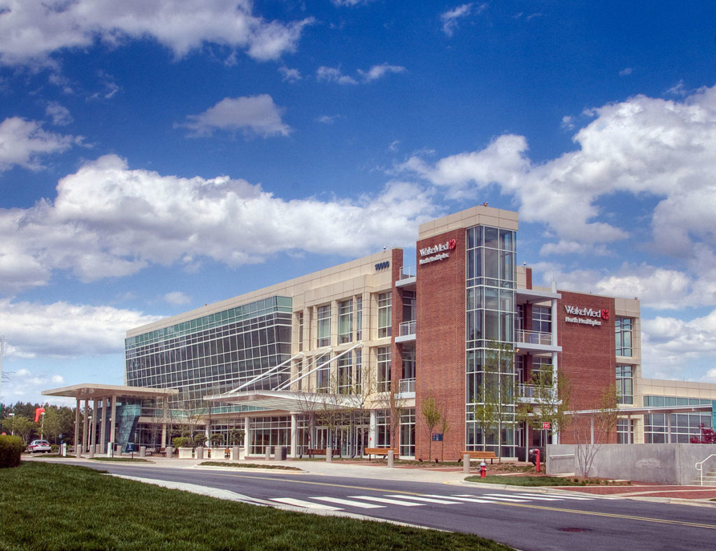 Photography of WakeMed North by Architectural Photographer in Cary, Bruce Johnson